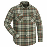 Pinewood Harjedalen shirt in green, men's country check shirt in 100% cotton