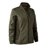 Deerhunter Lady Pam bonded fleece jacket in green, women's water resistant shooting fleece jacket