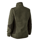 Deerhunter Lady Pam bonded fleece jacket in green, women's water resistant shooting fleece jacket