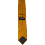 Jack Pyke Silk Tie with partridge pattern, men's patterned country tie