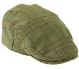 Heather Hats Kinloch Waterproof Tweed Flat Cap