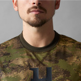 Harkila Deer Stalker long sleeve t shirt in AXIS MSP forest camouflage, men's mesh top