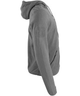 Kombat UK Warrior fleece hoodie in grey, men's medium weight fleece with pouch pocket