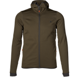 Seeland Men's Power Fleece in pine green, a comfortable and versatile jacket for everyday wear.