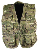 Kombat UK children's army style vest in camouflage