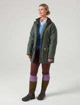 Alan Paine ladies Combrook tweed shooting coat in Spruce, women's country shooting jacket