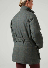 Alan Paine ladies Combrook tweed shooting coat in Spruce, women's country shooting jacket