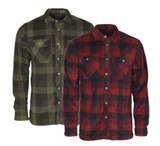 Pinewood Finnveden Canada Shirt 5063, men's fleece overshirt in country check