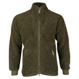 Jack Pyke Sherpa Fleece Jacket in Dark Olive, men's warm and soft fleece