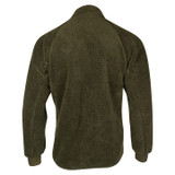 Jack Pyke Sherpa Fleece Jacket in Dark Olive, men's warm and soft fleece
