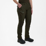 Deerhunter Lady Chasse Trousers in green, women's waterproof and breathable shooting trousers