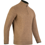 Jack Pyke Ashcombe 100% lambswool zip knit jumper, men's country pullover