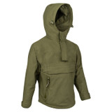 Jack Pyke Junior Galbraith Smock in green, children's waterproof country smock jacket