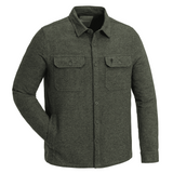 Pinewood Värnamo Overshirt 5005 in green, a men's cotton flannel overshirt