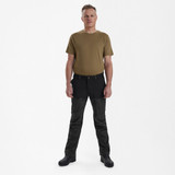 Deerhunter Strike Trousers in short leg length in black, men's lightweight shooting trousers