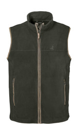 Percussion Scotland Fleece Vest in green