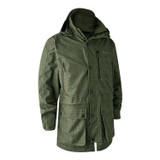 Deerhunter Pro Gamekeeper Jacket Turf, men's waterproof shooting jacket in tweed imitation