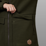 Harkila Ladies Metso Hybrid Jacket, women's longer length wool coat