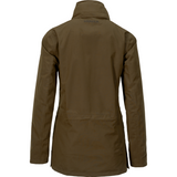 Harkila Retrieve Lady jacket, women's waterproof and breathable shooting jacket in warm olive