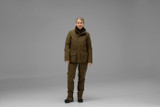 Harkila Retrieve Lady jacket, women's waterproof and breathable shooting jacket in warm olive