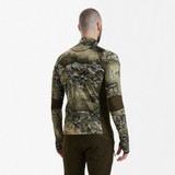 Deerhunter Excape Insulated Cardigan in Realtree camouflage, men's full zip lightweight jumper