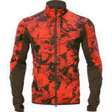 Harkila Wildboar Pro Camo Fleece Jacket in orange camouflage