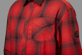 Harkila Driven Hunt Flannel Shirt Red Black Check