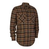 Deerhunter Marvin Shirt 8181 in Brown Check, men's country check shirt