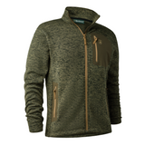 Deerhunter Sarek Knitted Jacket in olive green, men's lightweight knitted jacket for shooting