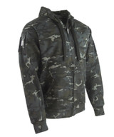 Kombat UK Special Ops hoodie in gunmetal grey, heavyweight polycotton hoodie
