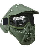 Kombat UK Airsoft full face mesh mask with steel grid