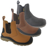 Maxsteel Pelton Safety Boots MS21, steel toe cap dealer boots