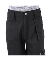 Performance Brands Jefferson multi pocket trousers in black, men's work trousers