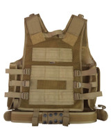 Kombat UK Cross-Draw tactical vest, Molle compatible airsoft vest