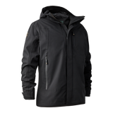 Deerhunter Sarek Shell Jacket in black, men's softshell country jacket