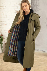 Lighthouse Ladies Outback full length waterproof coat