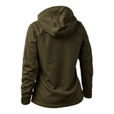 Deerhunter Lady Excape Softshell Jacket in green, women's lightweight windproof jacket