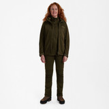 Deerhunter Lady Excape Softshell Jacket in green, women's lightweight windproof jacket