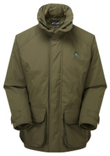 Ridgeline Sovereign Field Coat in Olive, men's waterproof and breathable country jacket