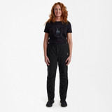 Deerhunter Lady Sarek Shell Trousers in black, women's waterproof trousers