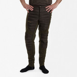 Deerhunter Excape Quilted Trousers in green, men's warm shooting trousers