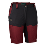 Deerhunter Lady Ann Shorts in Oxblood Red, women's lightweight, stretch material shorts