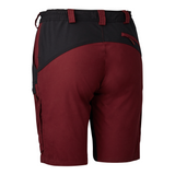 Deerhunter Lady Ann Shorts in Oxblood Red, women's lightweight, stretch material shorts