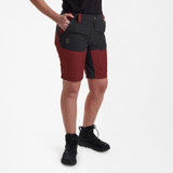 Deerhunter Lady Ann Shorts in Oxblood Red, women's lightweight, stretch material shorts