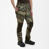 Deerhunter Lady Excape Softshell Trousers in camouflage, women's camo shooting trousers