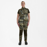 Deerhunter Lady Excape Softshell Waistcoat in camouflage, women's shooting gilet