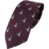 Jack Pyke Tie with duck pattern, country theme tie for shooting