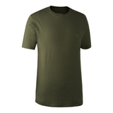 Deerhunter 2 pack short sleeve T-shirts in green and brown
