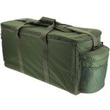 NGT Carryall Bag 093 in green, four compartment holdall with shoulder strap