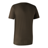 Deerhunter Basic o-neck t-shirt 2 pack in green and brown